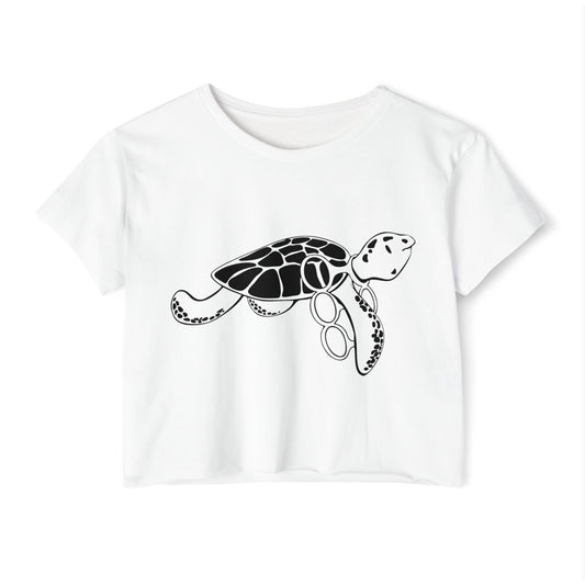 Women's Turtle Crop Top