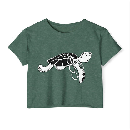 Women's Turtle Crop Top