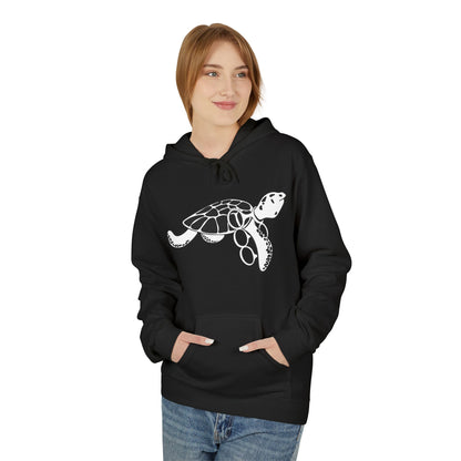Unisex Fleece Turtle Hoodie
