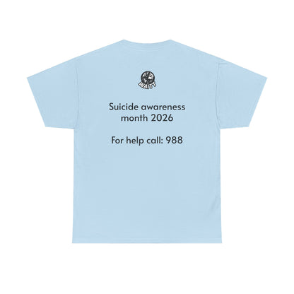 Sloth Hang In There Tee Shirt (Suicide awareness month)