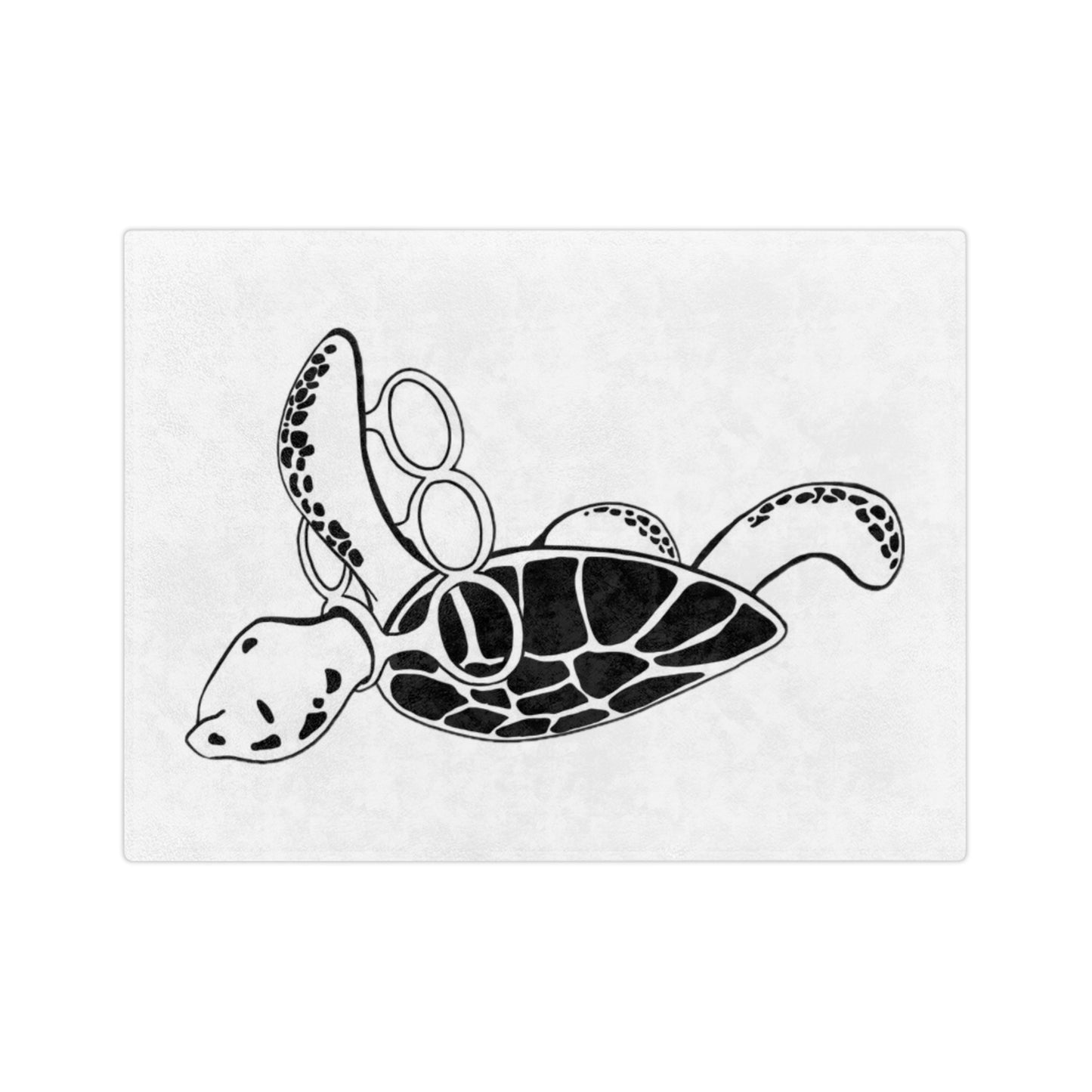 Cozy Turtle Microfiber Blanket