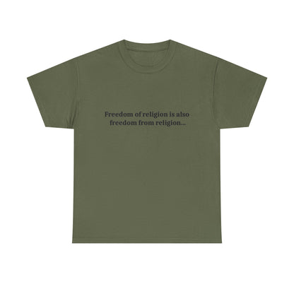 Freedom Of religion Tee Shirt
