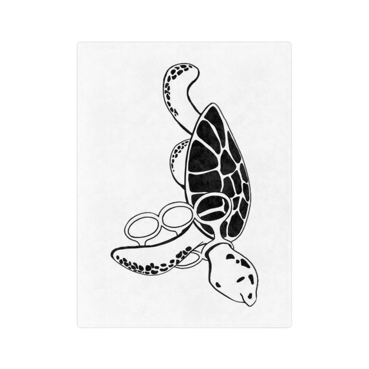 Cozy Turtle Microfiber Blanket