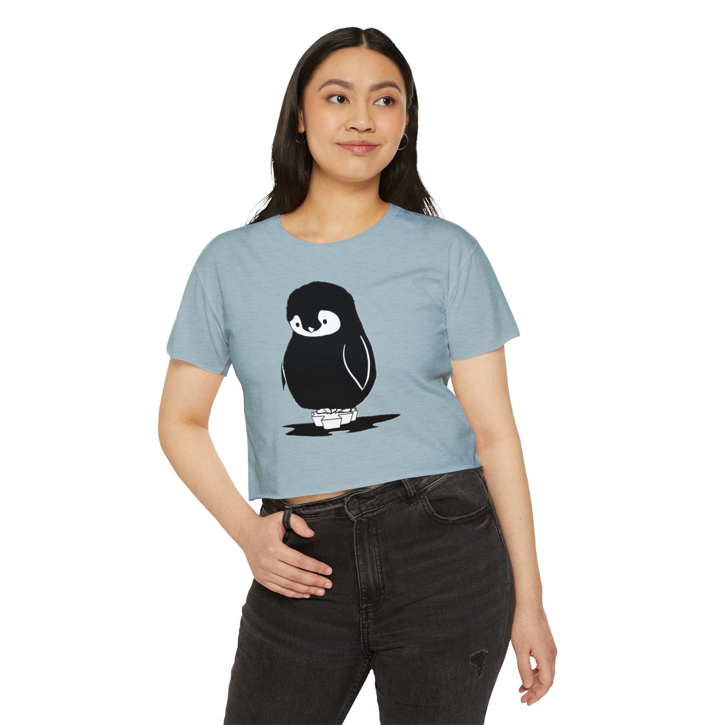 Women's Penguin Crop Top