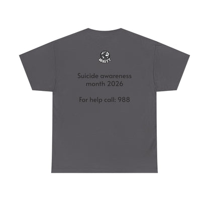 Sloth Hang In There Tee Shirt (Suicide awareness month)