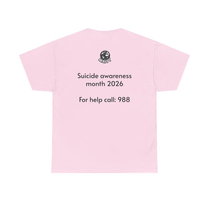 Sloth Hang In There Tee Shirt (Suicide awareness month)