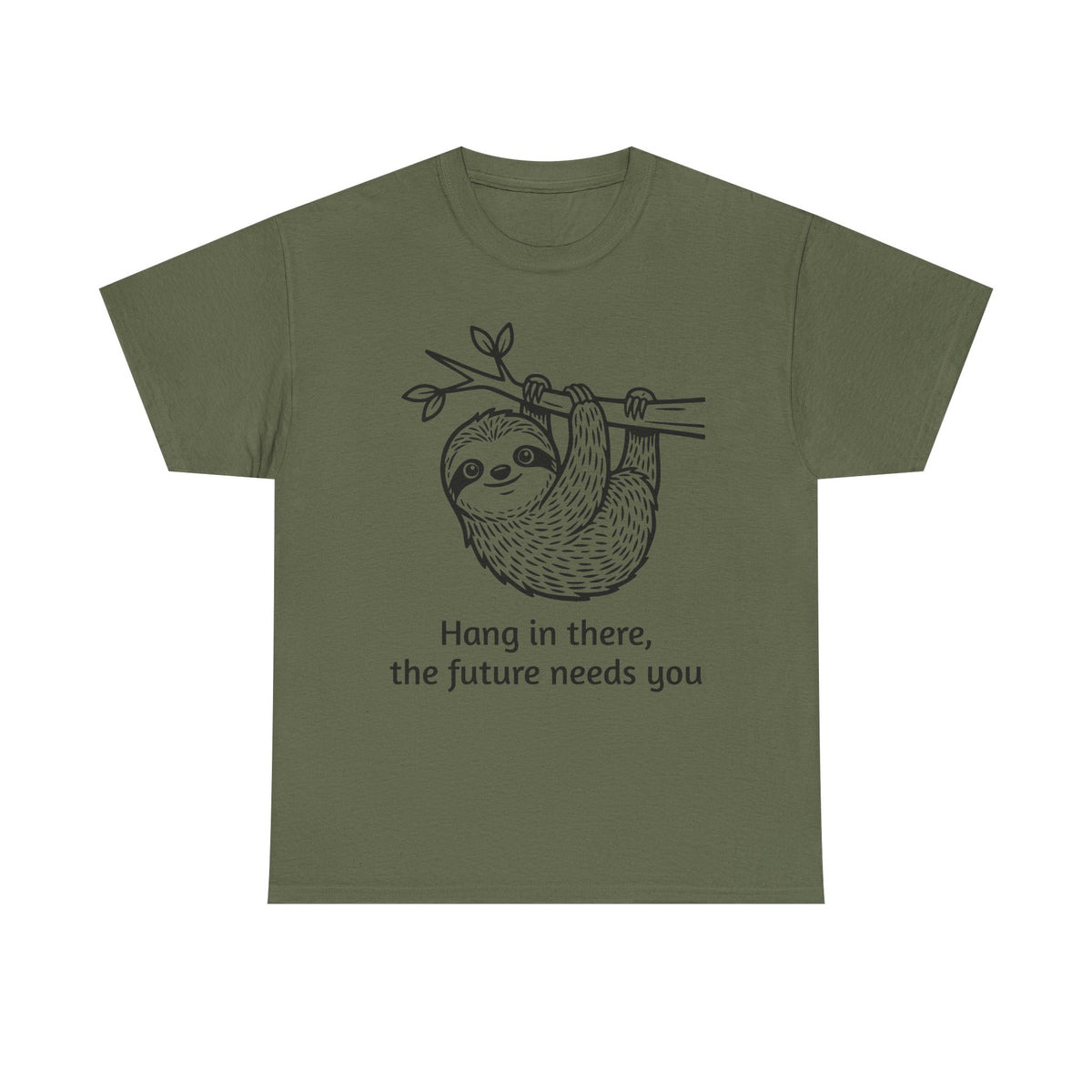 Sloth Hang In There Tee Shirt (Suicide awareness month)