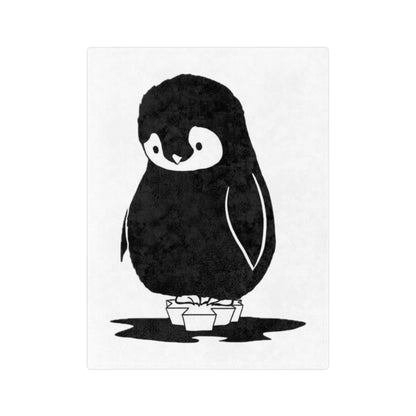 Cozy Penguin Microfiber Blanket