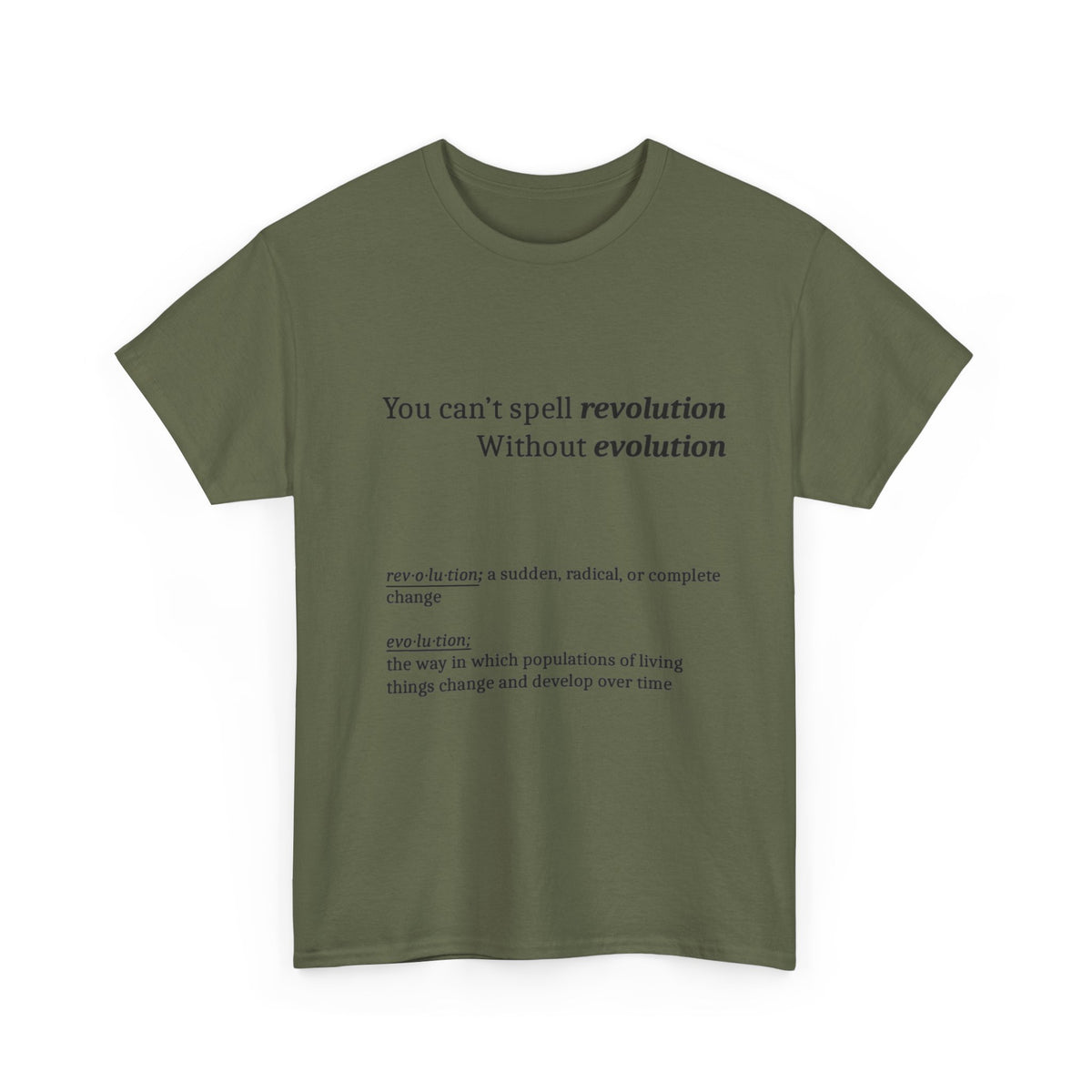 Revolution Evolution Tee Shirt