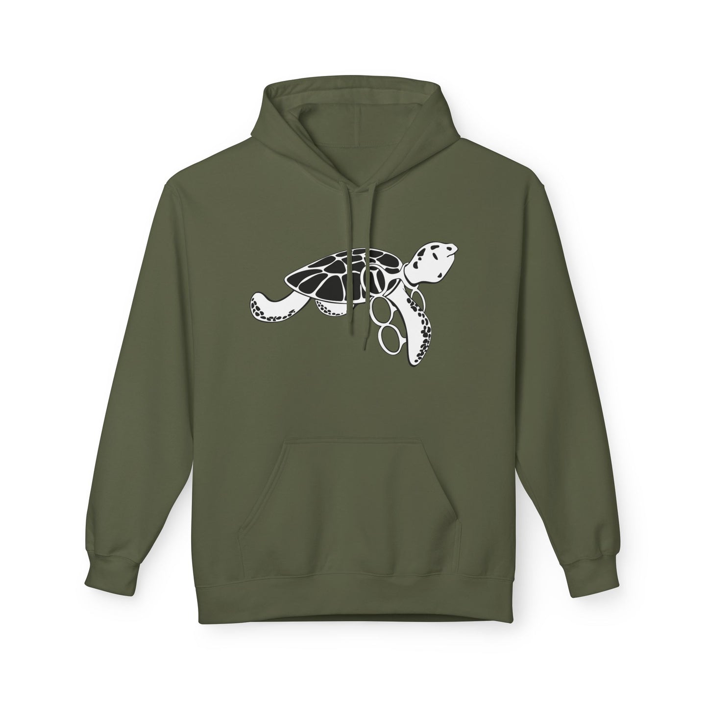 Unisex Fleece Turtle Hoodie