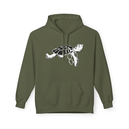 Unisex Fleece Turtle Hoodie