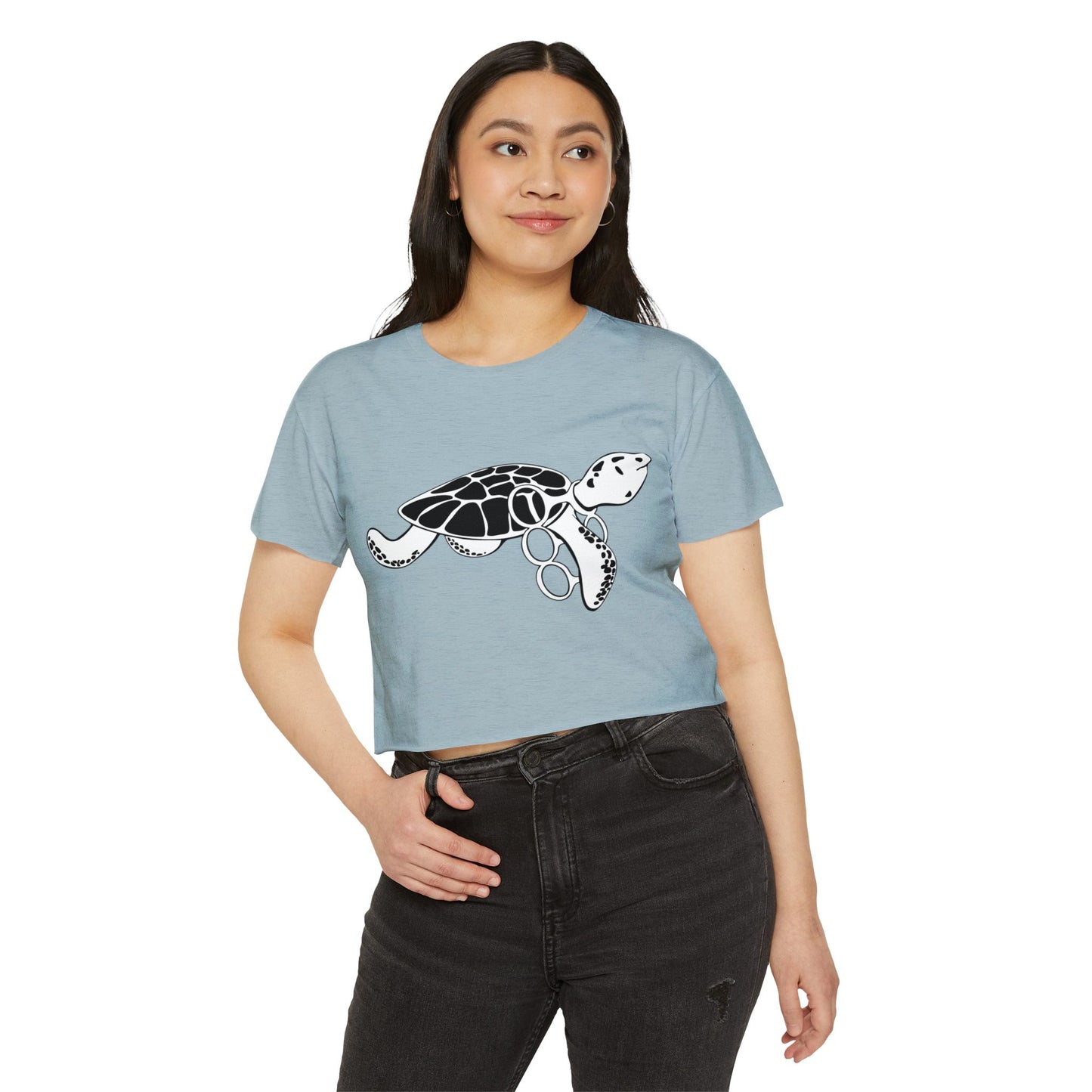 Women's Turtle Crop Top