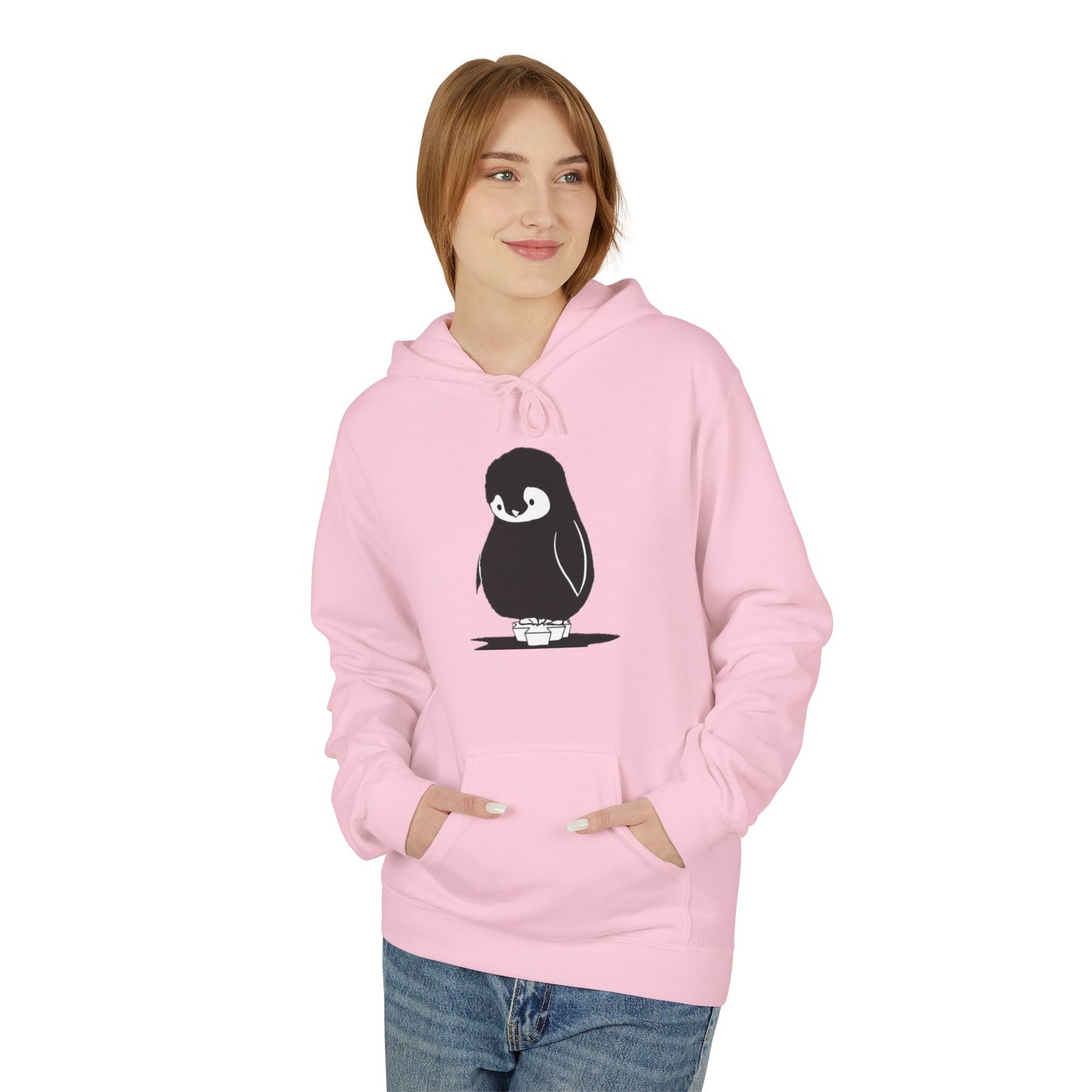 Unisex Fleece Penguin Hoodie