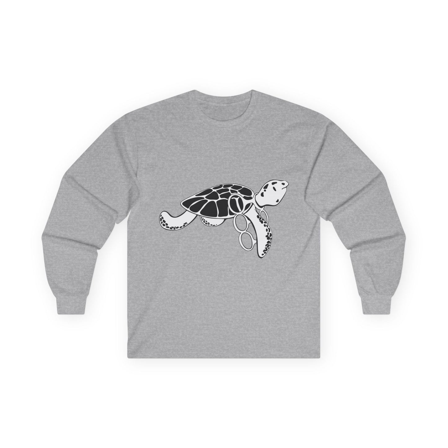 Long Sleeve Cotton Turtle Tee
