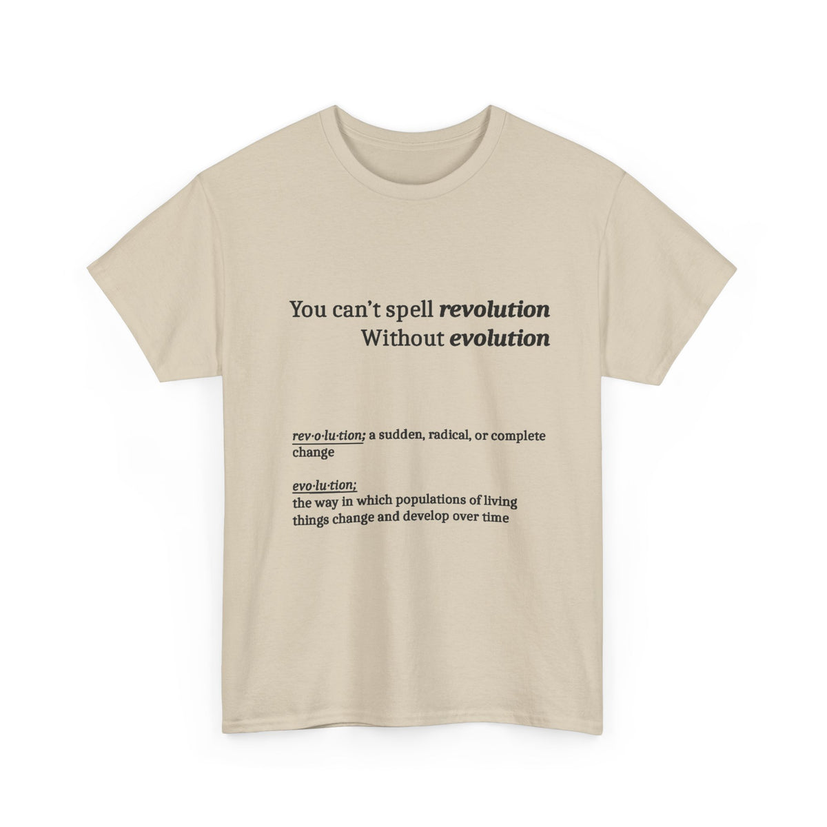 Revolution Evolution Tee Shirt