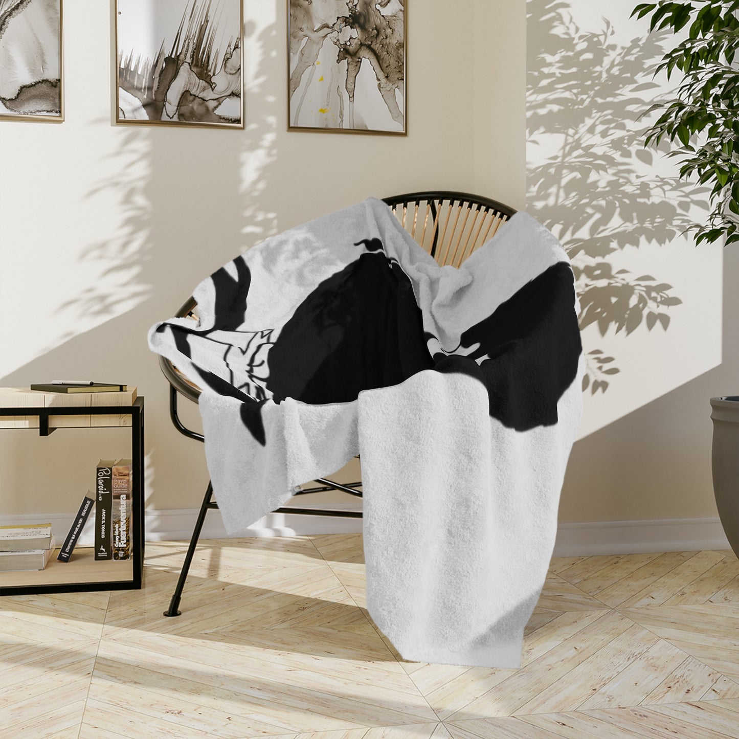 Cozy Penguin Microfiber Blanket