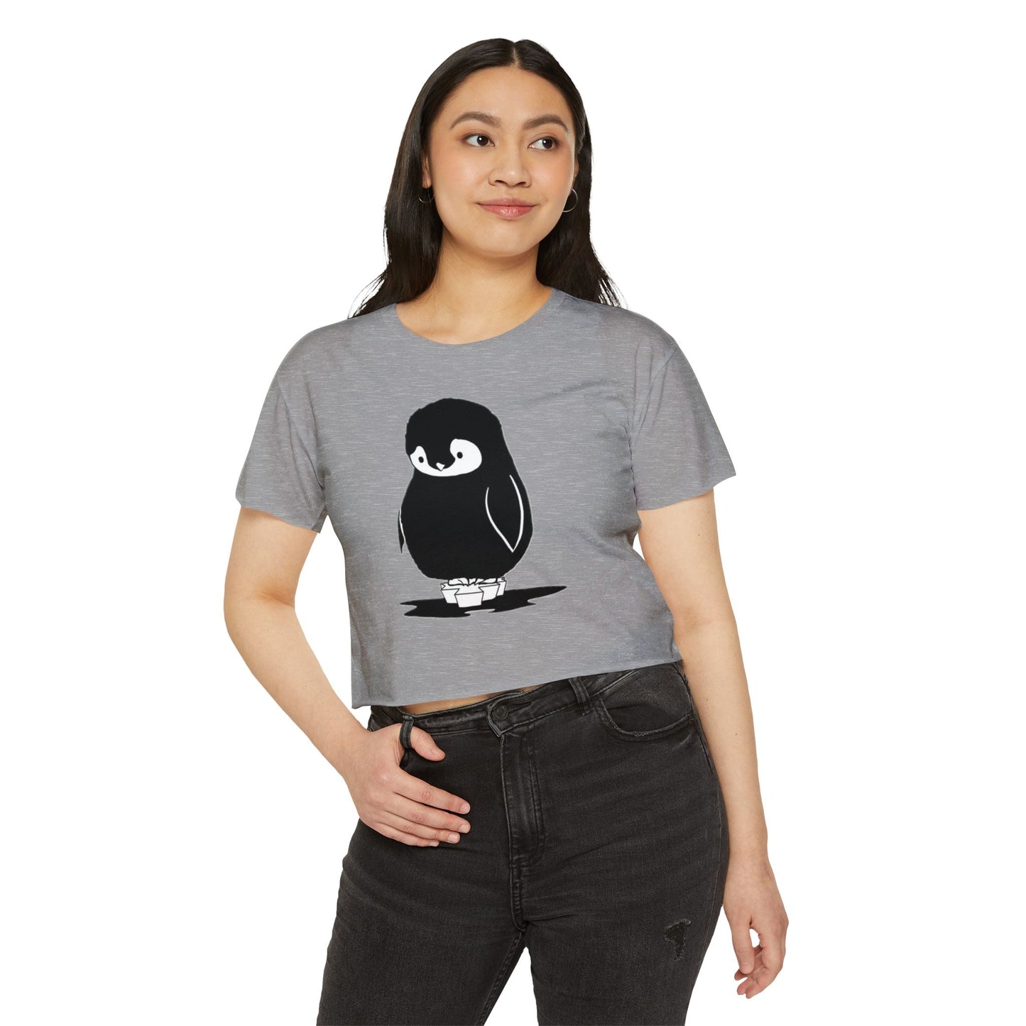 Women's Penguin Crop Top