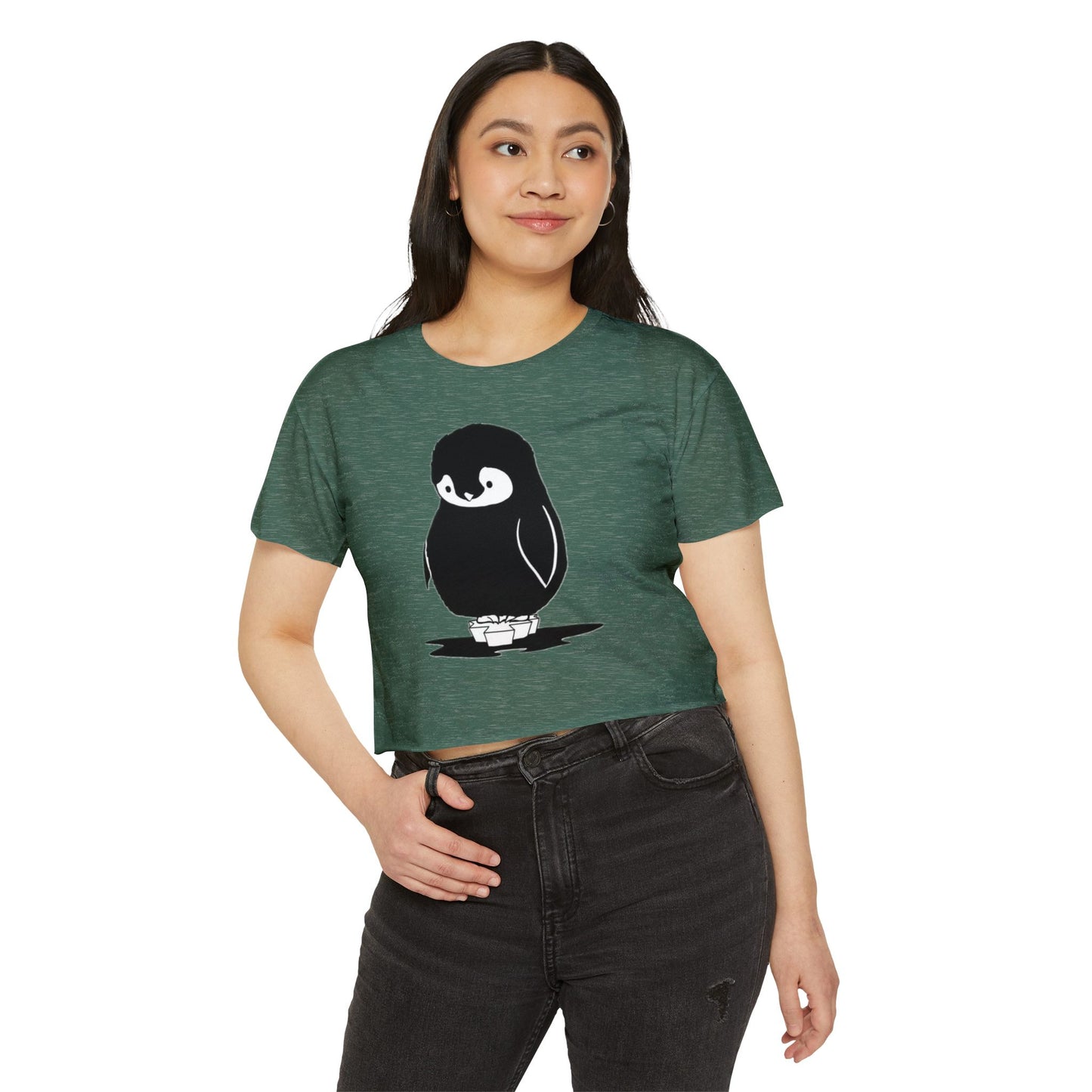 Women's Penguin Crop Top