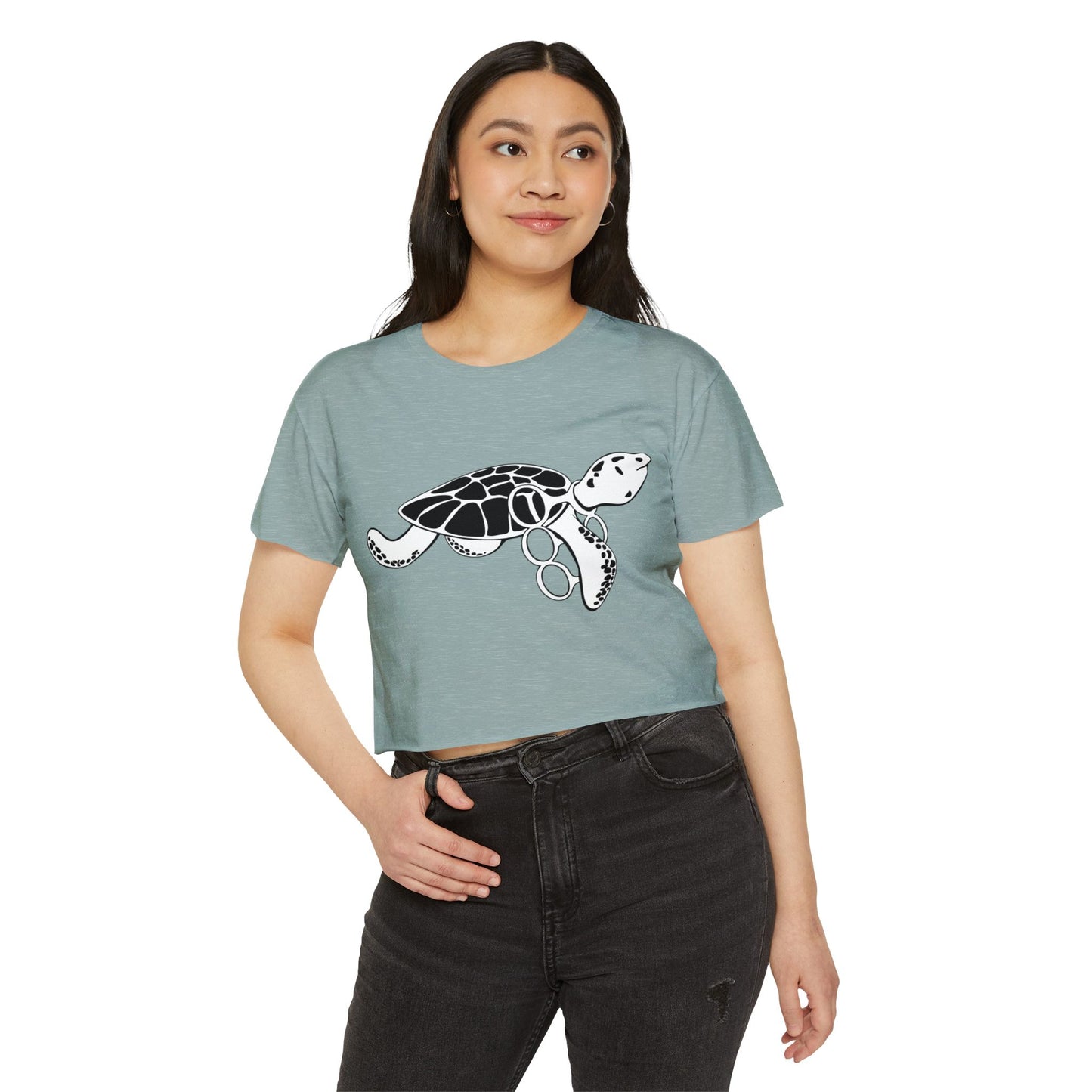 Women's Turtle Crop Top