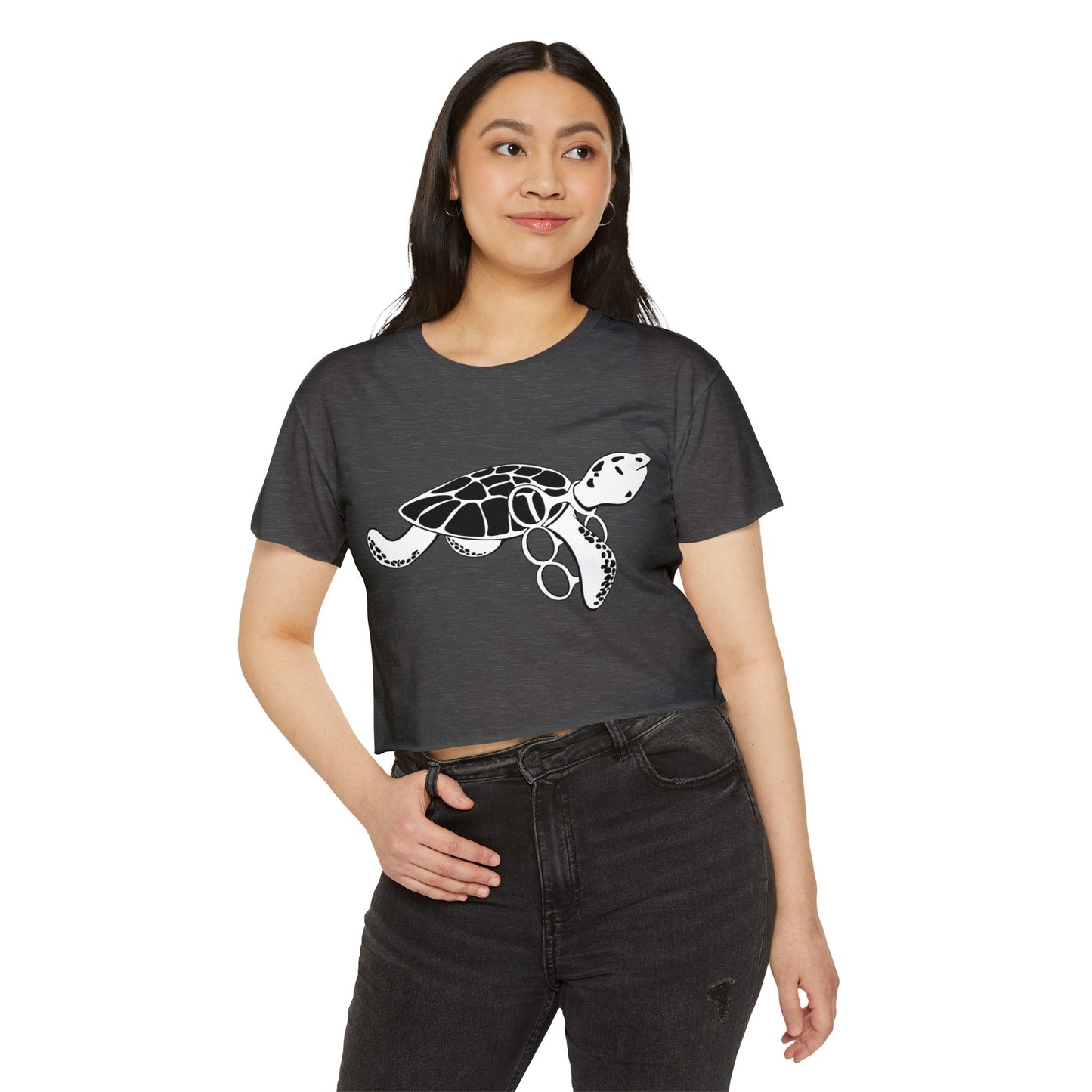 Women's Turtle Crop Top