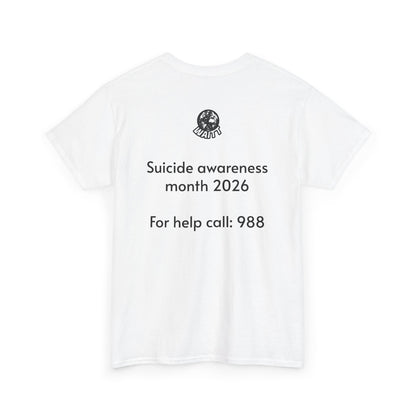 Sloth Hang In There Tee Shirt (Suicide awareness month)