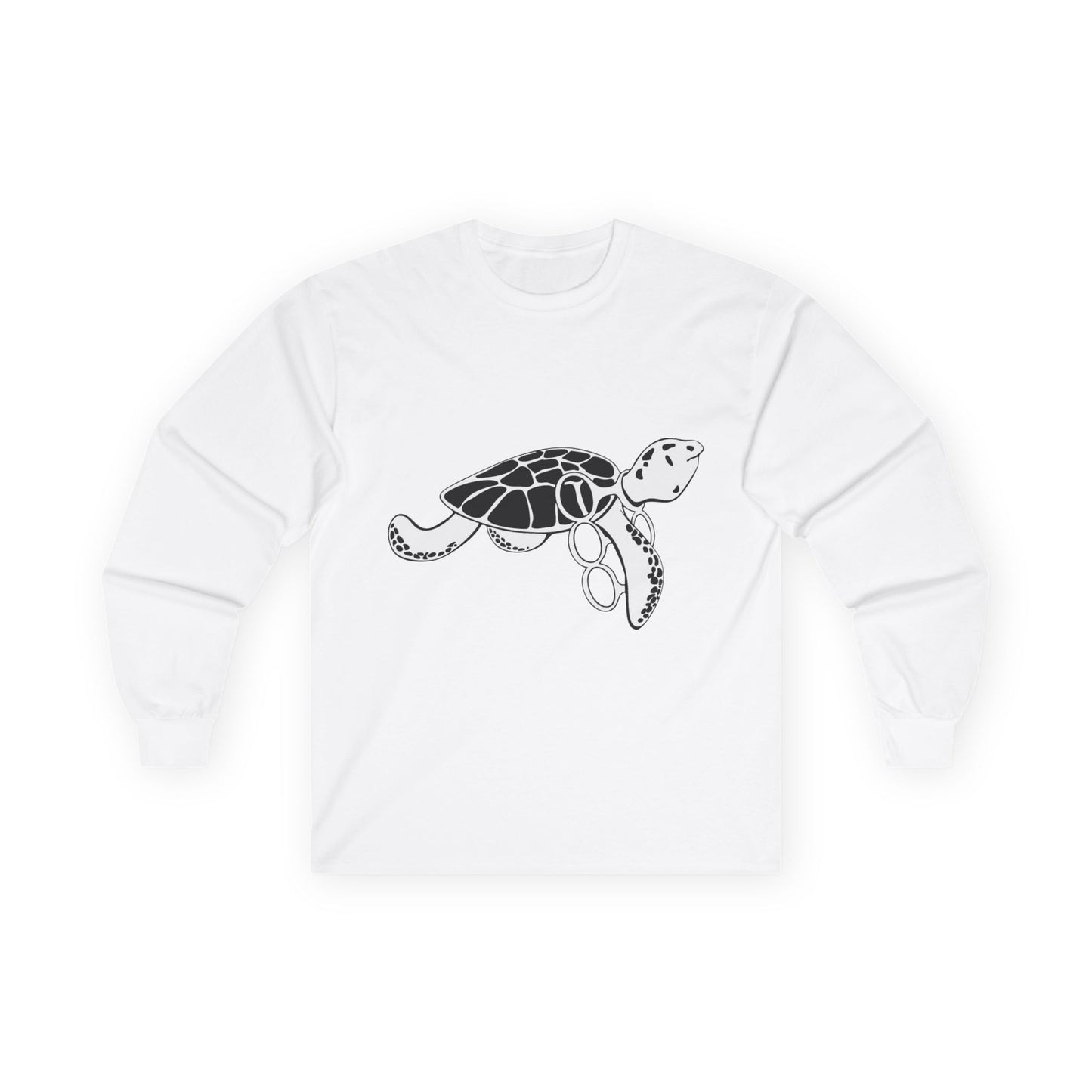 Long Sleeve Cotton Turtle Tee