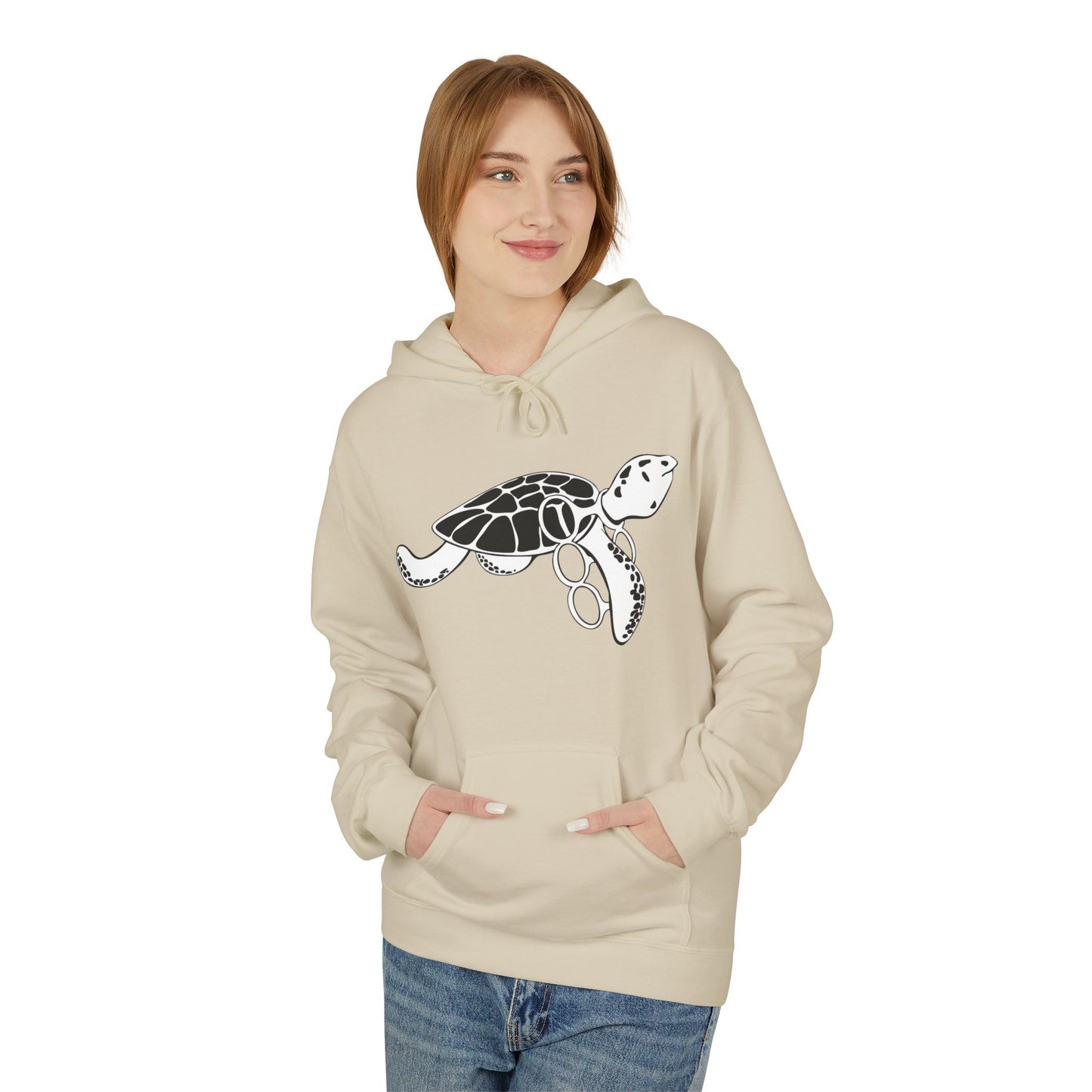 Unisex Fleece Turtle Hoodie
