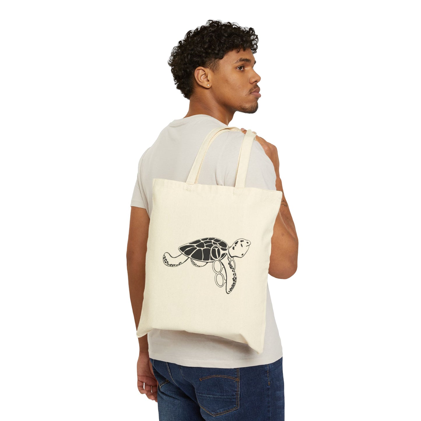 Cotton Reusable Turtle Bag