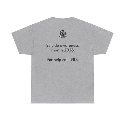 Sloth Hang In There Tee Shirt (Suicide awareness month)