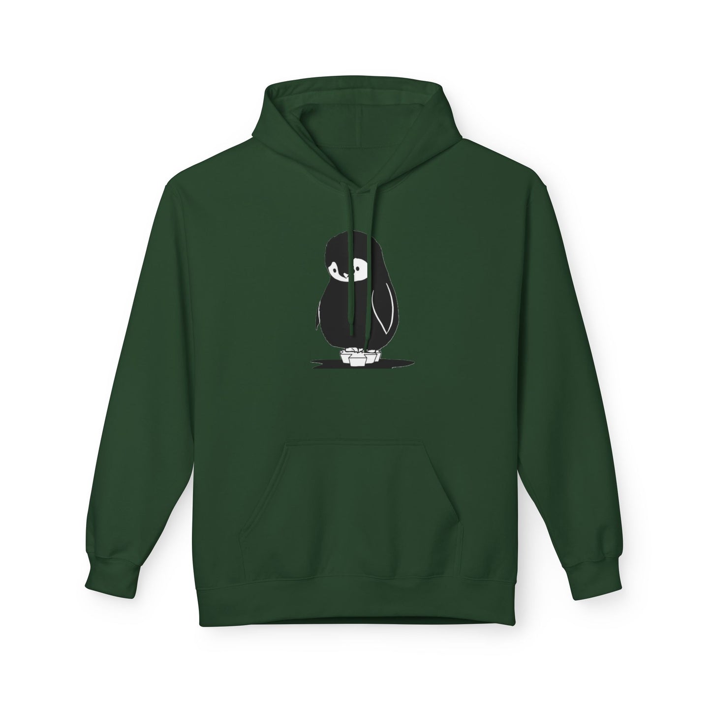 Unisex Fleece Penguin Hoodie