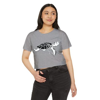 Women's Turtle Crop Top