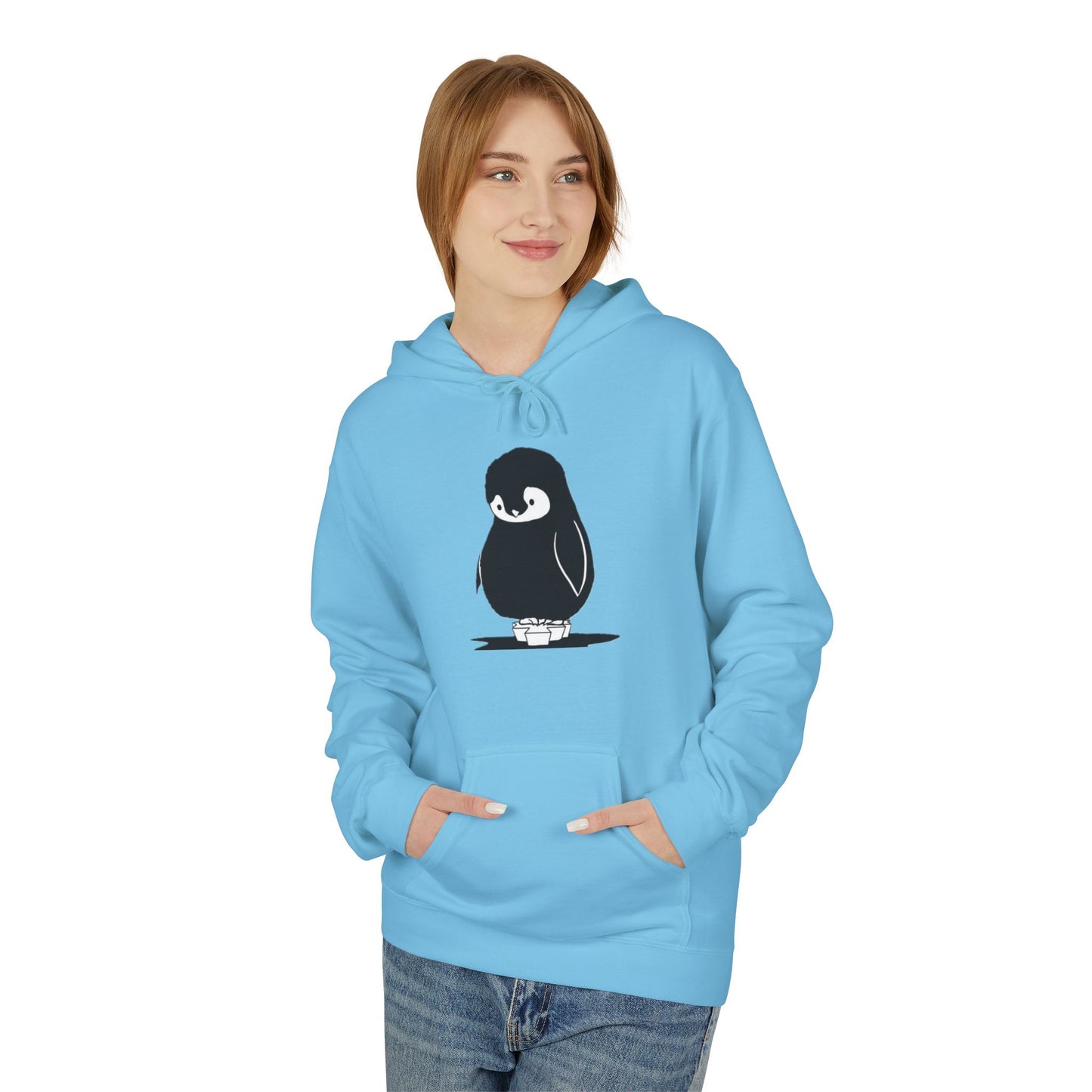 Unisex Fleece Penguin Hoodie