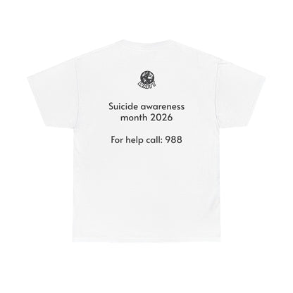 Sloth Hang In There Tee Shirt (Suicide awareness month)