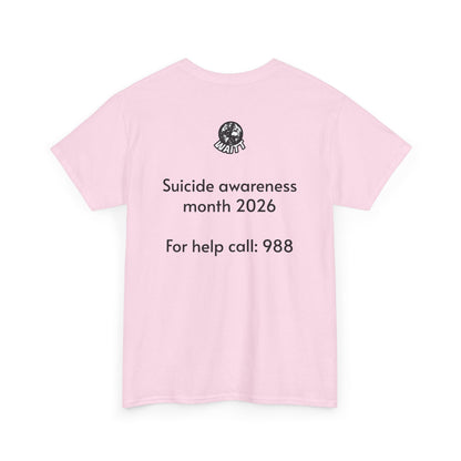 Sloth Hang In There Tee Shirt (Suicide awareness month)
