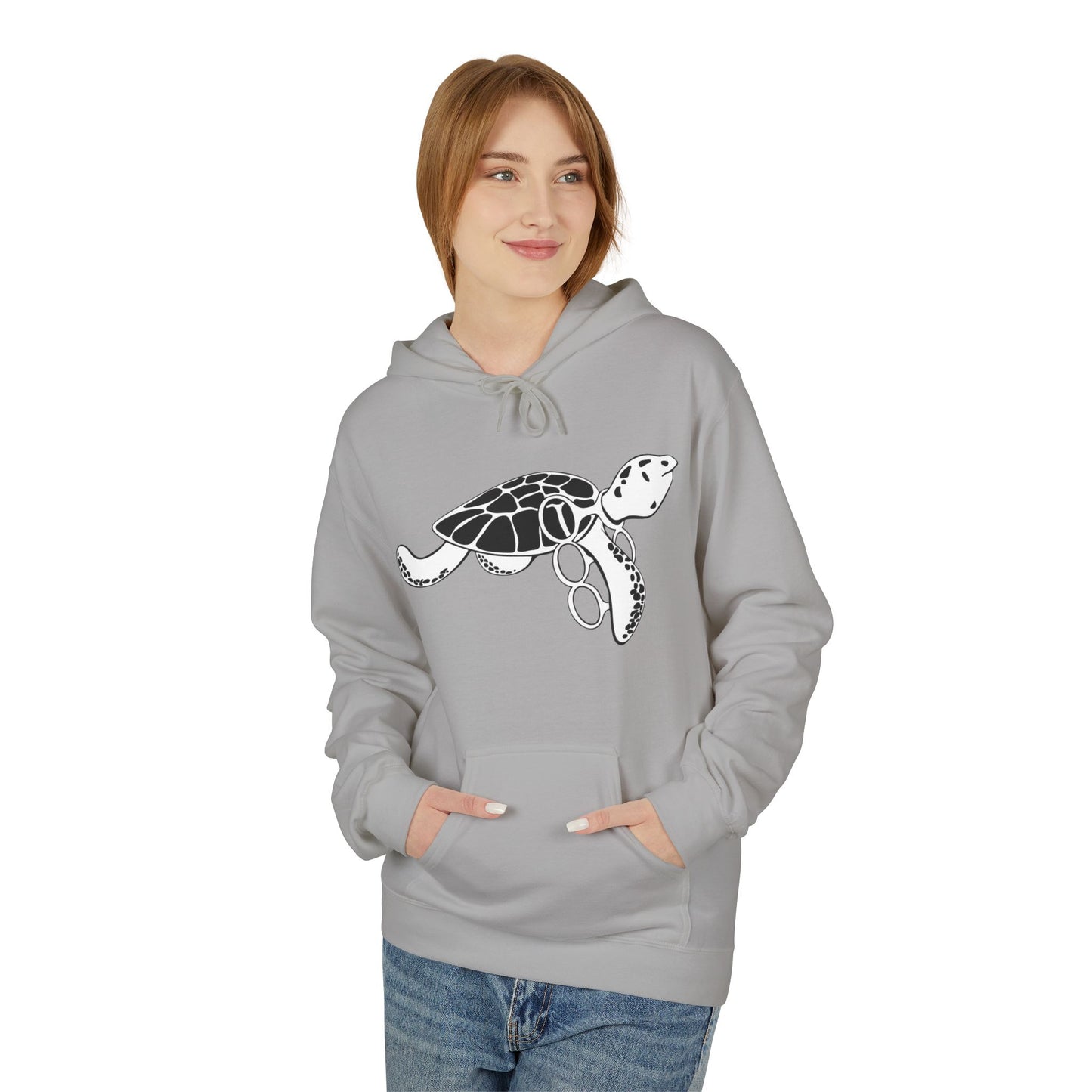 Unisex Fleece Turtle Hoodie