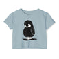 Women's Penguin Crop Top