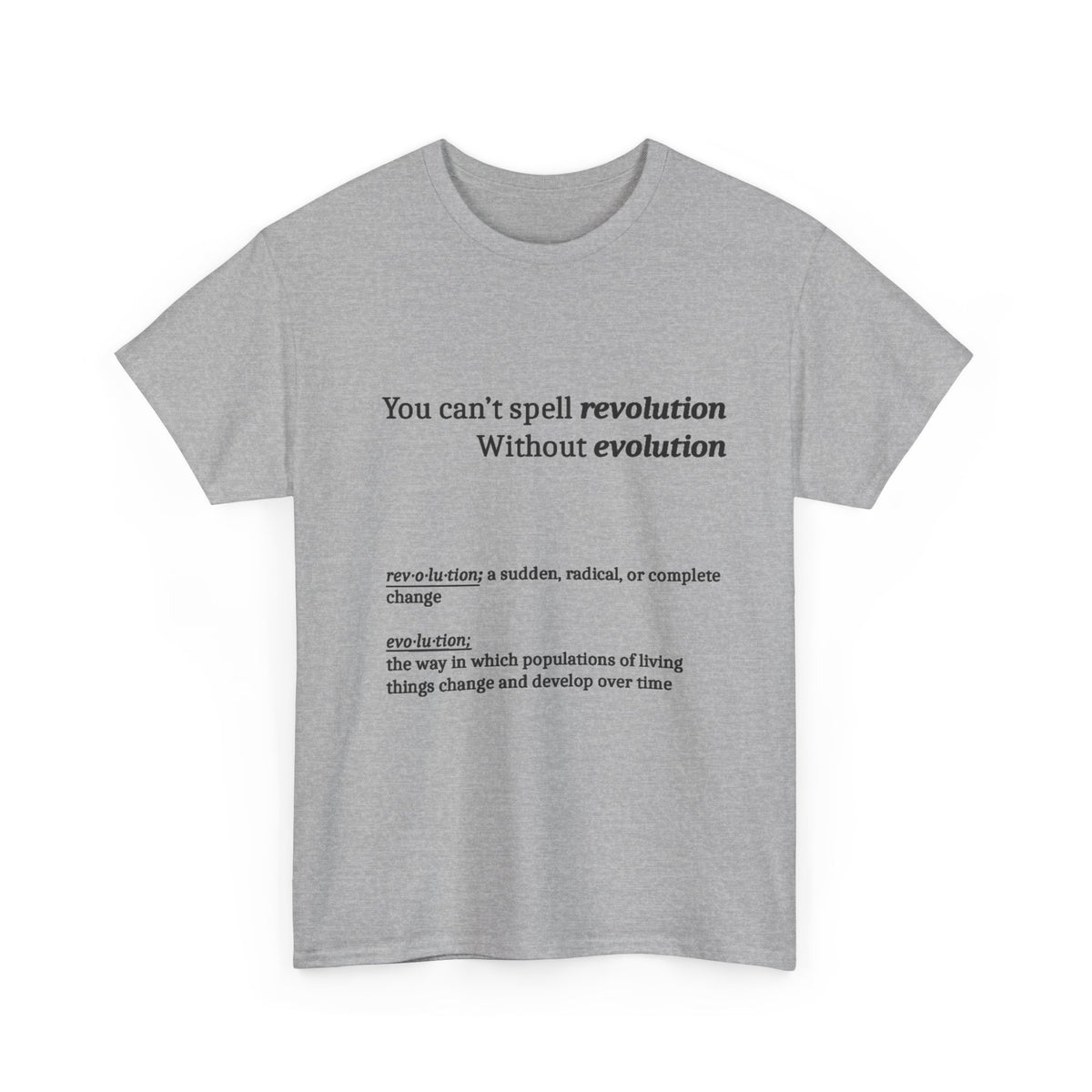 Revolution Evolution Tee Shirt