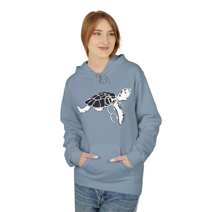 Unisex Fleece Turtle Hoodie