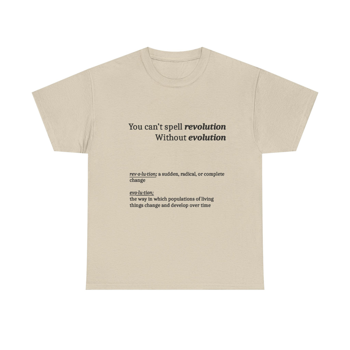 Revolution Evolution Tee Shirt
