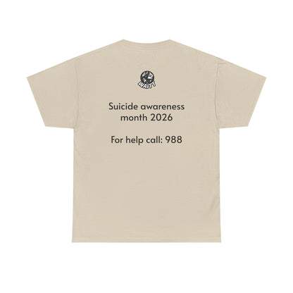 Sloth Hang In There Tee Shirt (Suicide awareness month)