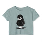 Women's Penguin Crop Top