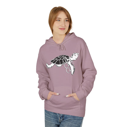 Unisex Fleece Turtle Hoodie