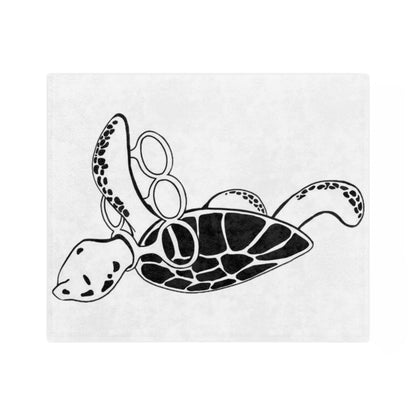 Cozy Turtle Microfiber Blanket
