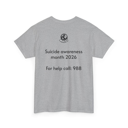 Sloth Hang In There Tee Shirt (Suicide awareness month)