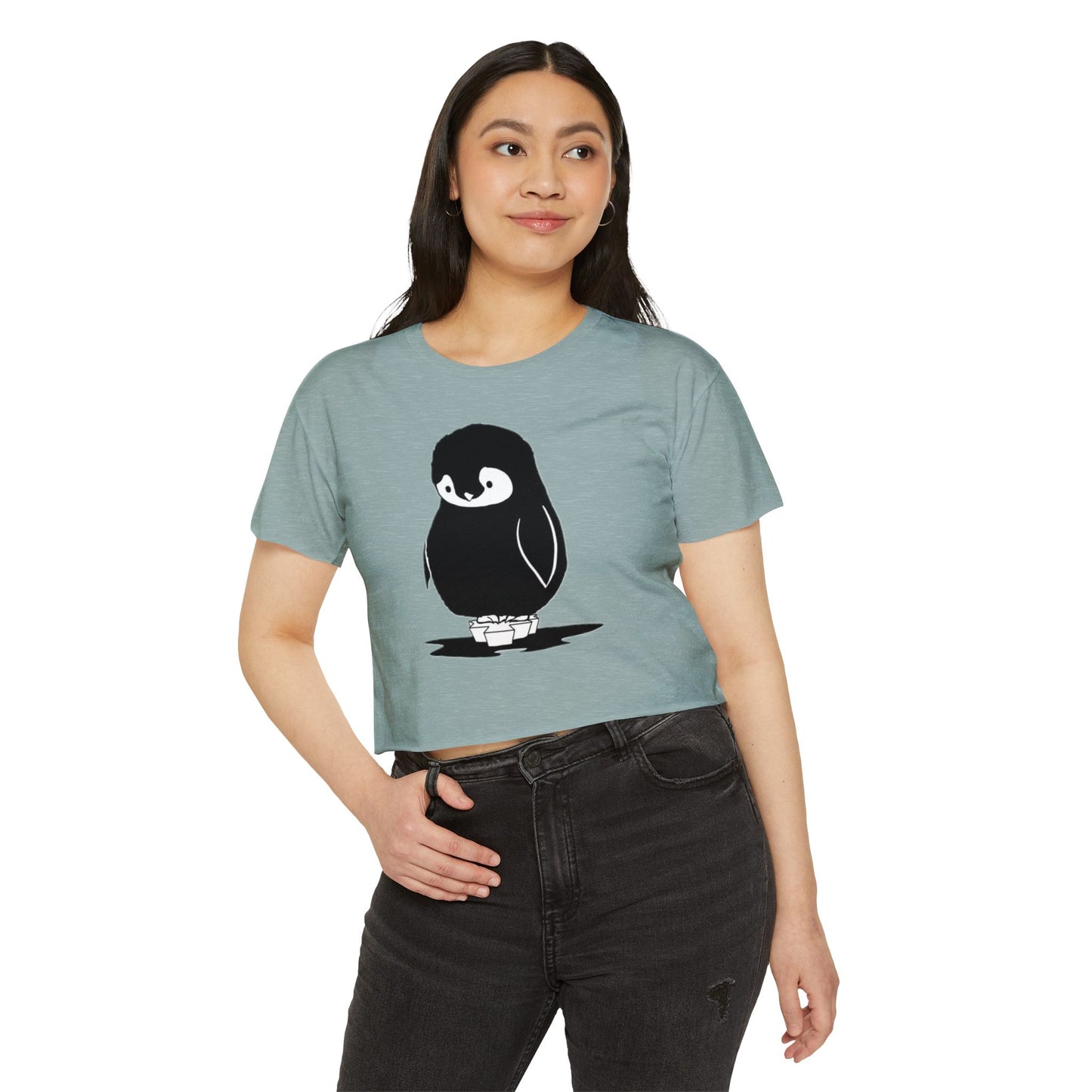 Women's Penguin Crop Top