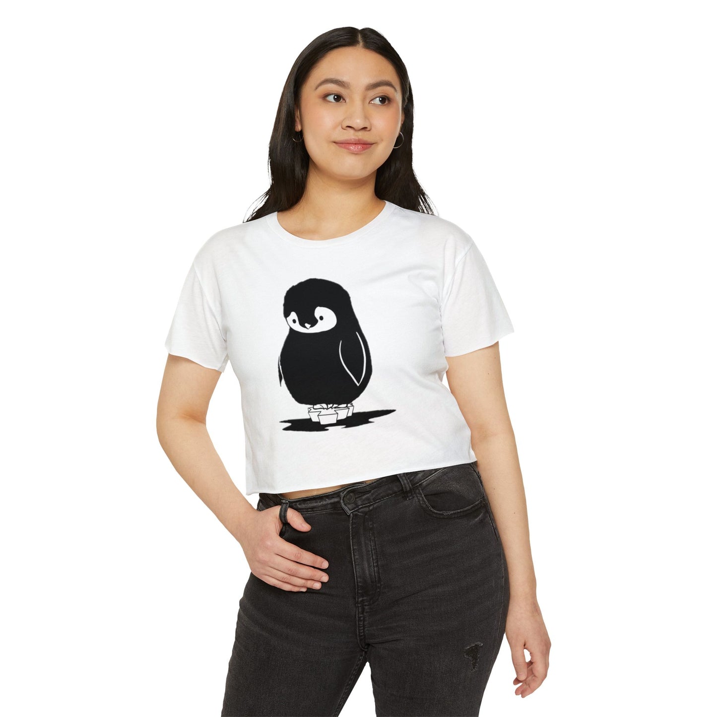 Women's Penguin Crop Top