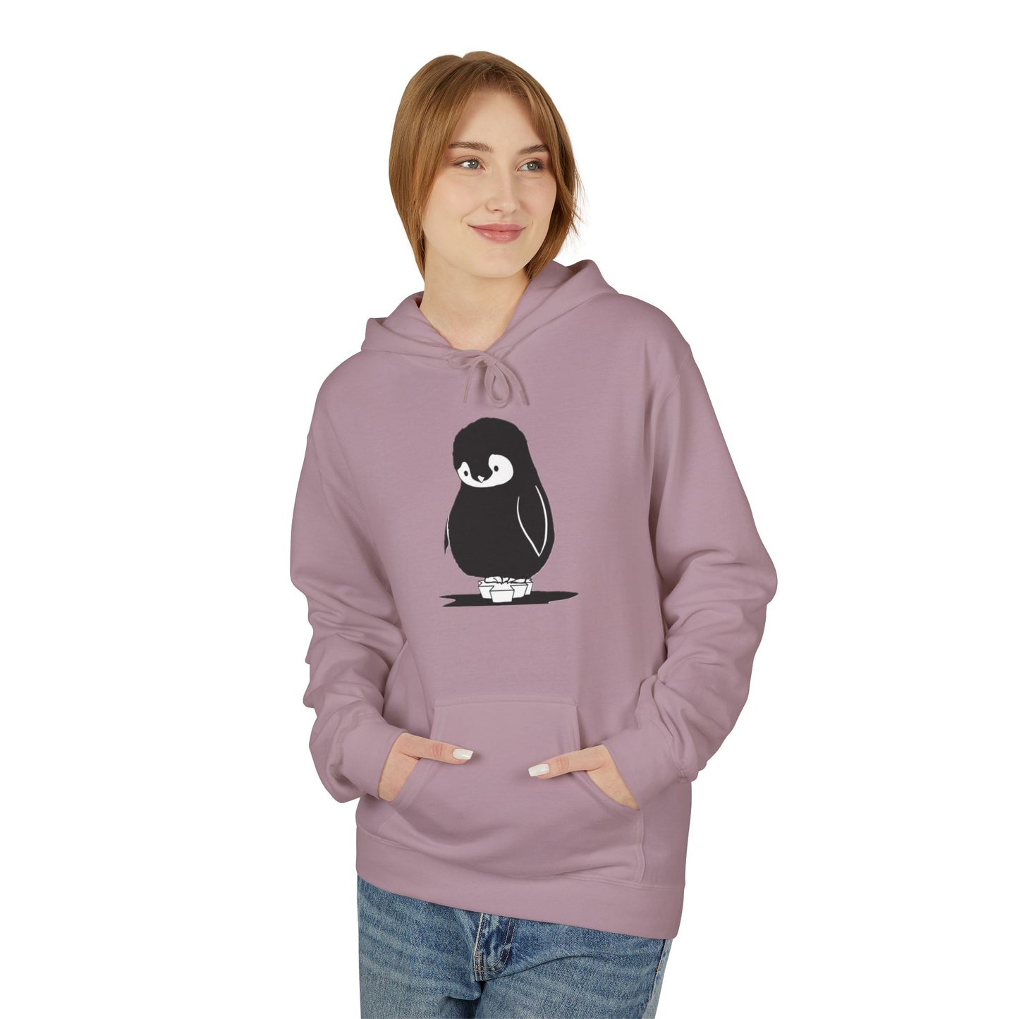 Unisex Fleece Penguin Hoodie